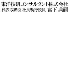 東洋技研コンサルタント株式会社 代表取締役 社長執行役員　宮下 典嗣